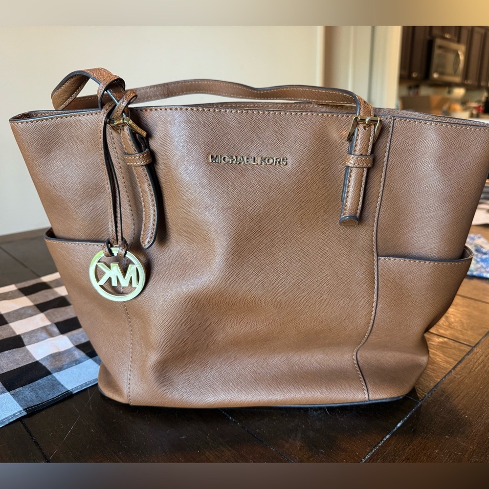 Michael Kors Brown Leather Handbag